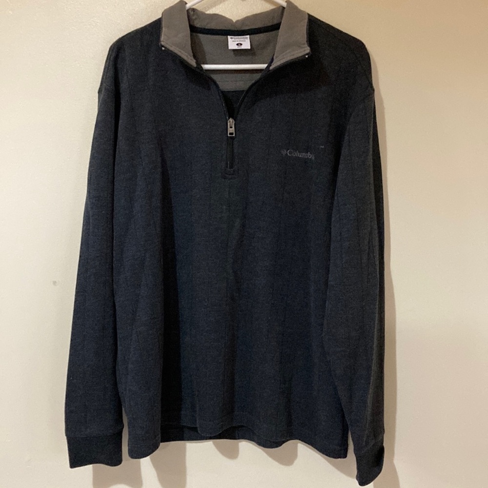 Columbia quarter zip ribbed pullover